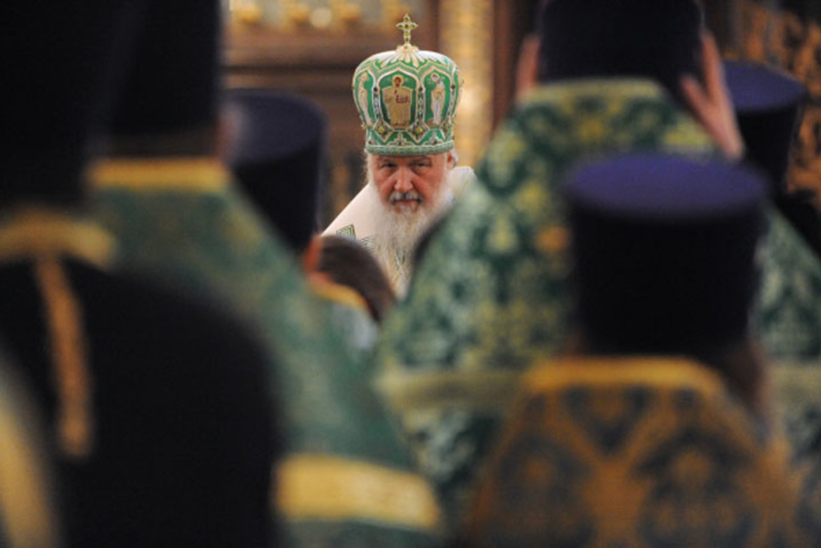 Патриарх Кирилл освятил пасхальные куличи