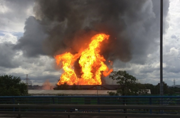 МЧС: Возгорание произошло на территории ТЭЦ-2 в Ижевске