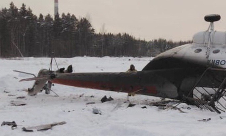 Санитарный вертолёт Ми-2 потерпел крушение в Костромской области