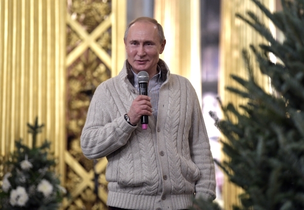 Путин посетил богослужение в Благовещенском соборе