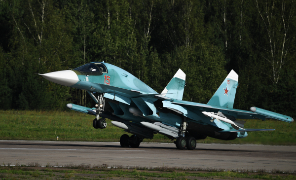 Су-34 уничтожил иностранных наемников в Харьковской области