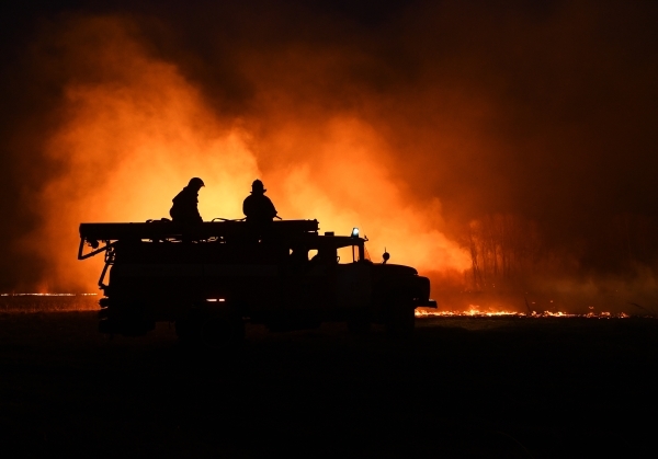 Жителей трех деревень Курганской области эвакуируют из-за природных пожаров