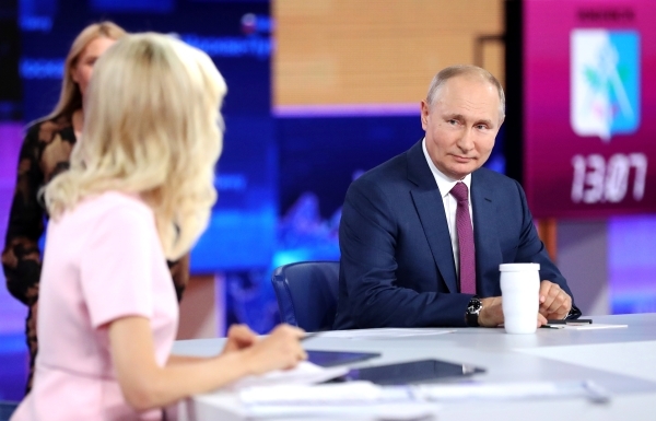 СМИ назвали дату прямой линии с Владимиром Путиным