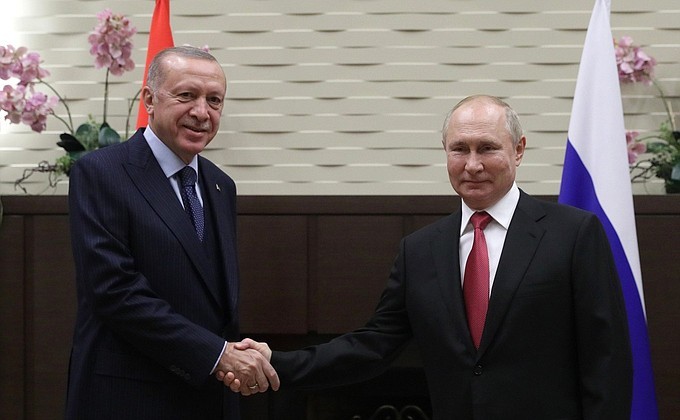 Эрдоган намерен встретиться с Путиным в Сочи