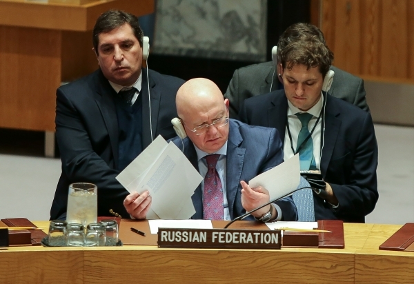 Постпред России Небензя пришел на заседание Совбеза ООН во время выступления Зеленского