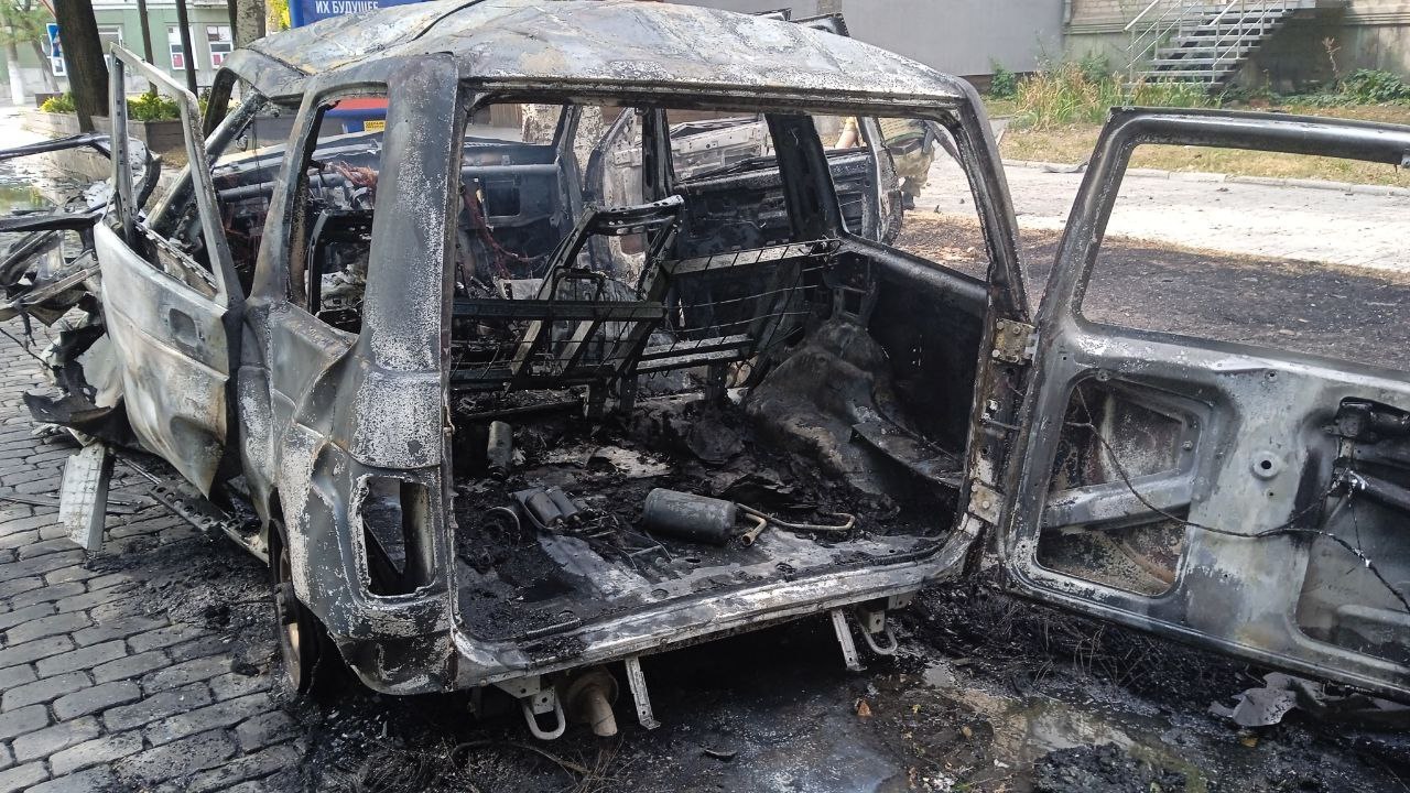 Рогов заявил, что украинские спецслужбы взорвали автомобиль в Бердянске