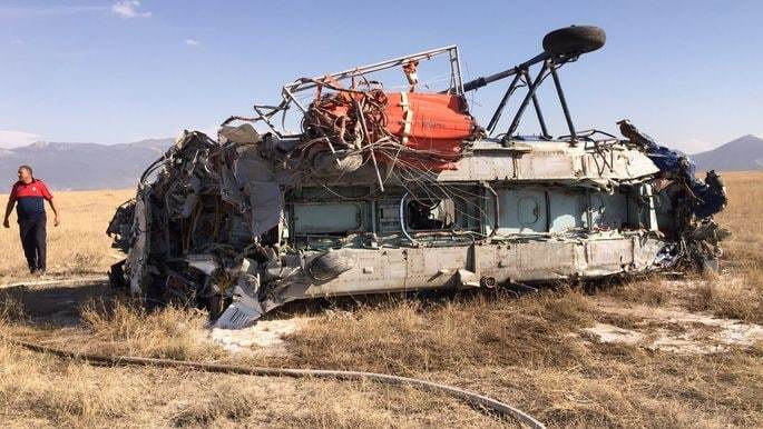 Два человека погибли при крушении российского вертолёта в Турции