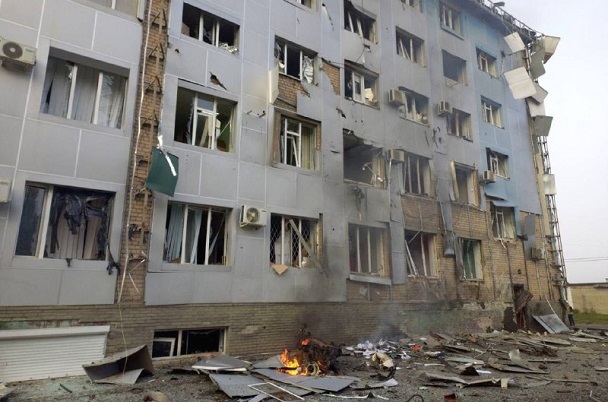 Схрон с боеприпасами нашли около подорванного здания медиахолдинга в Мелитополе