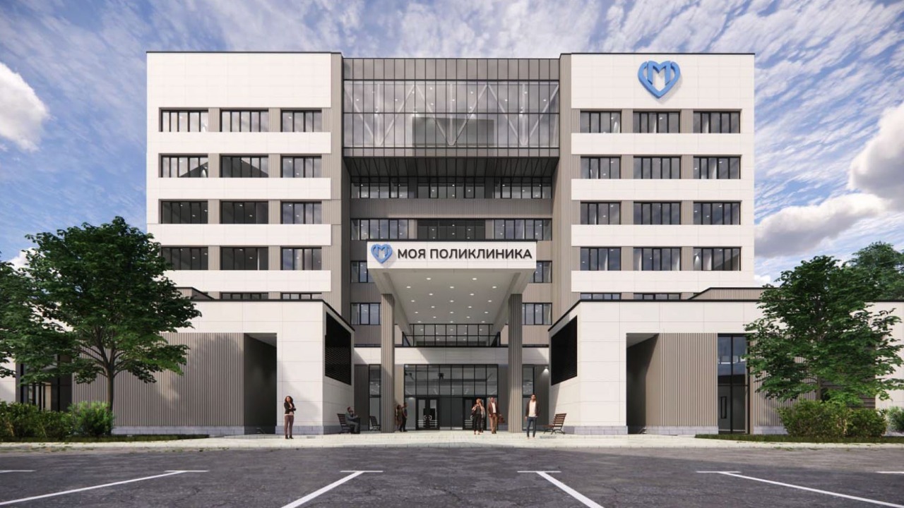 Новая взрослая поликлиника в районе Строгино готова на 66%