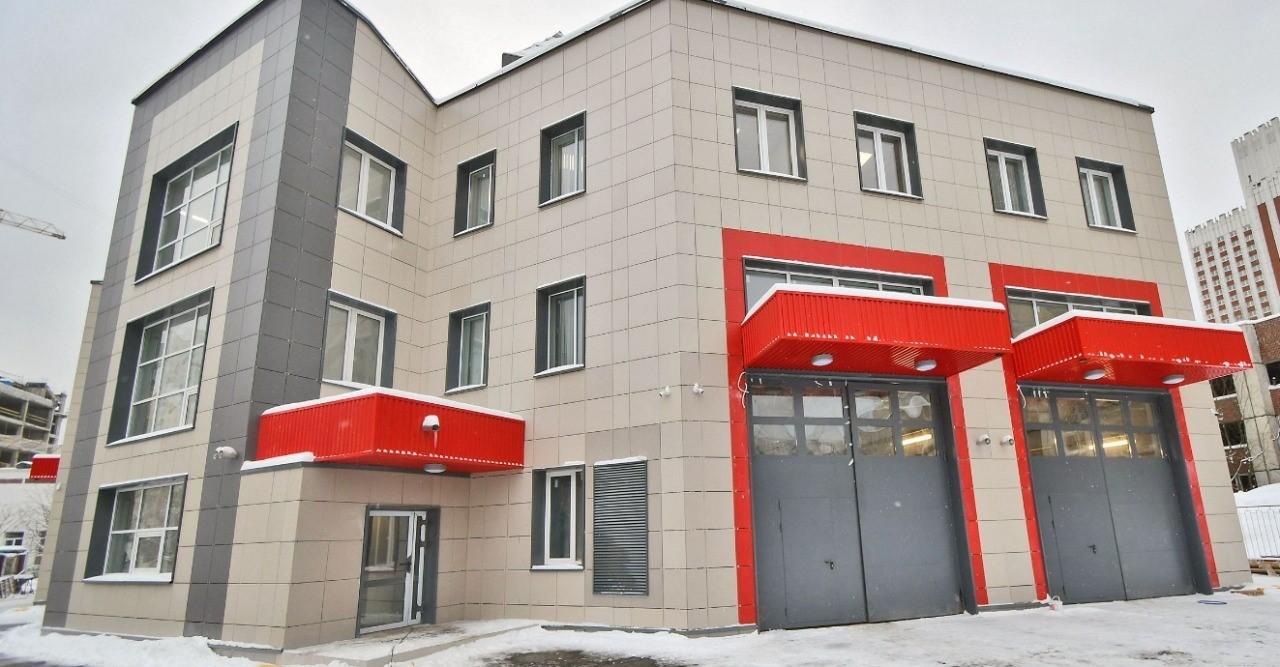 Пожарное депо открыли в Тропарево-Никулино