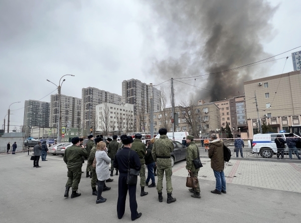 Открытое горение в здании погрануправления ФСБ в Ростове ликвидировано