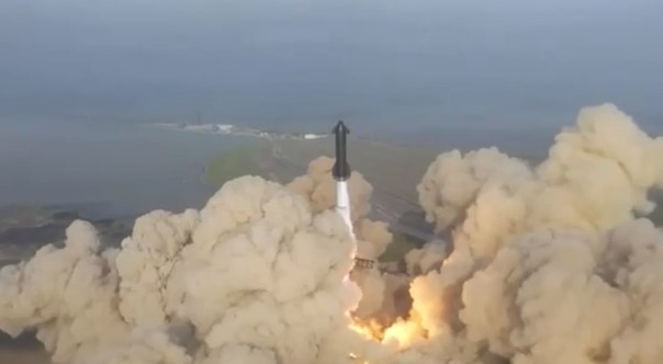 SpaceX в третий раз запустила ракету Starship