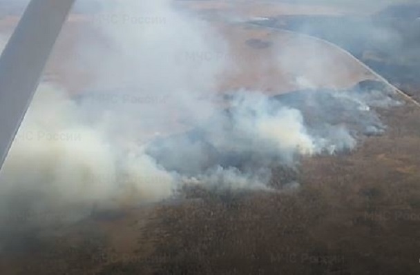 Пожар в заповеднике «Бастак» в ЕАО охватил 2700 га. Видео