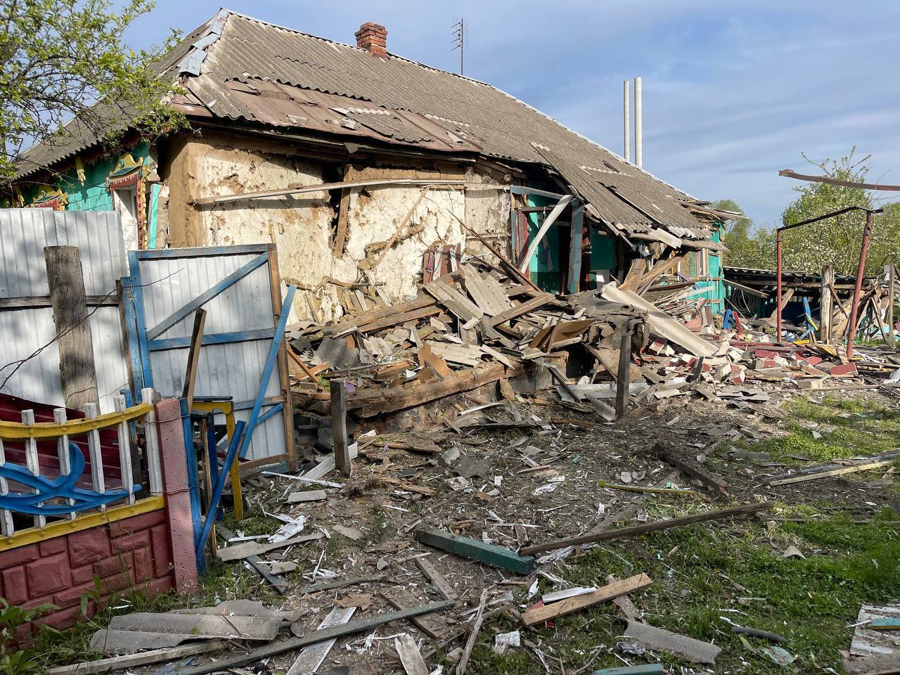 В Белгородской области в результате обстрела ВСУ загорелся жилой дом