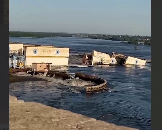 В Киеве заявили о критическом уровне воды в Каховском водохранилище