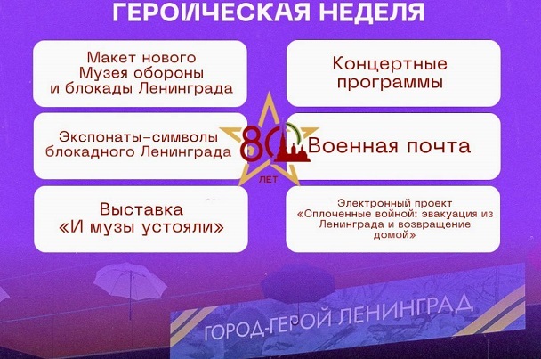 Неделя в честь 80-летия снятия блокады Ленинграда пройдёт на выставке «Россия»