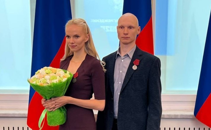 Семейная пара художников награждена медалями Ордена за заслуги перед Отечеством