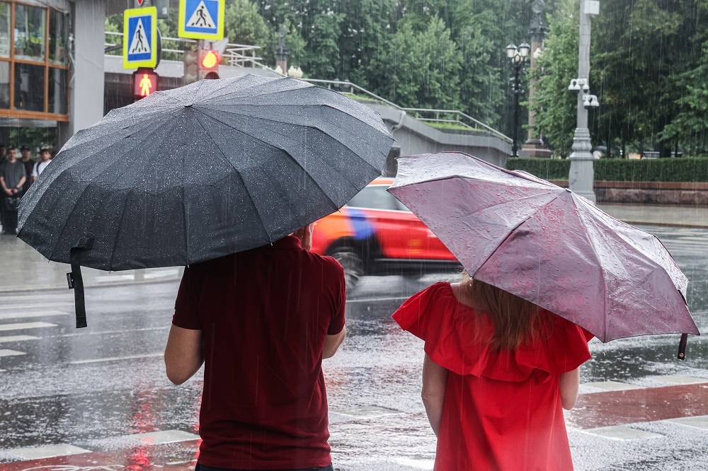 Ливень затопил улицы грузинского Батуми
