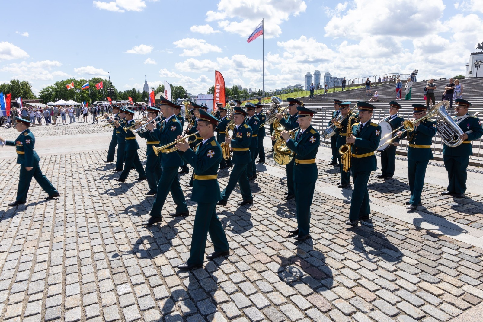 Концертные программы пройдут возле Музея Победы