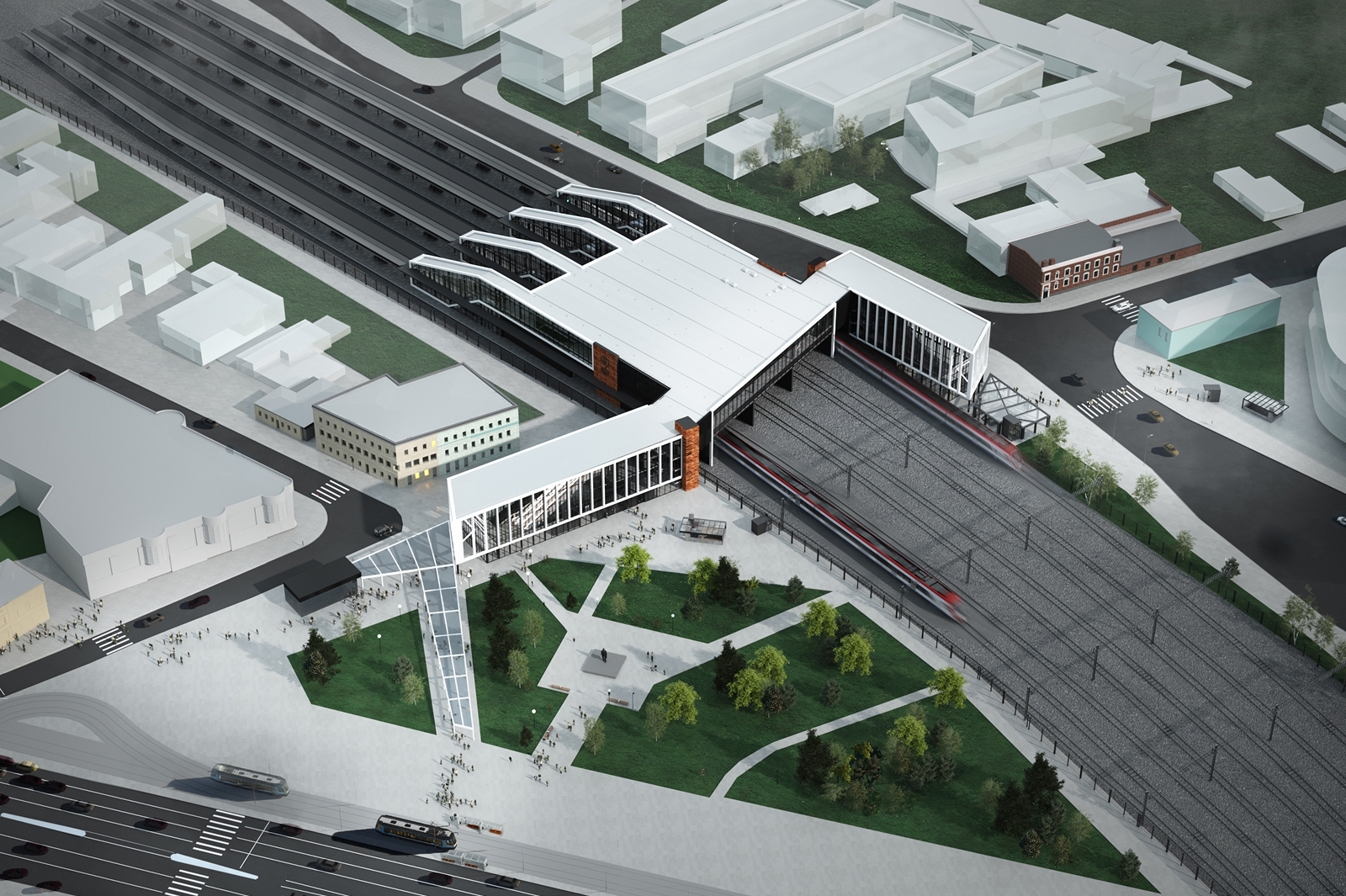 Завершен монтаж лифтов и кровли южного вестибюля вокзала Серп и Молот