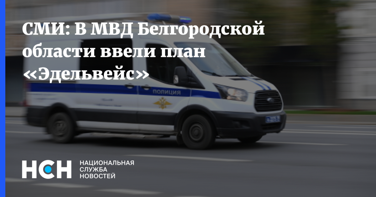 План эдельвейс мвд действия сотрудников