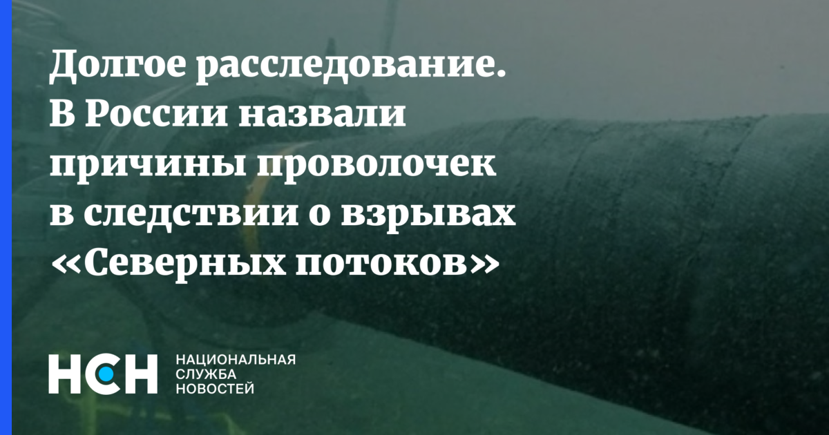 Долгое расследование. В России назвали причины проволочек в следствии о ...