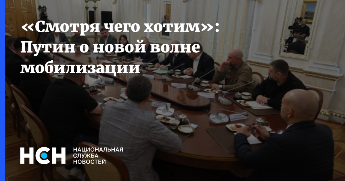 Власти о новой волне мобилизации
