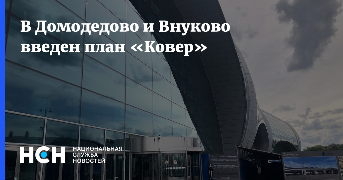В Домодедово и Внуково введен план «Ковер»