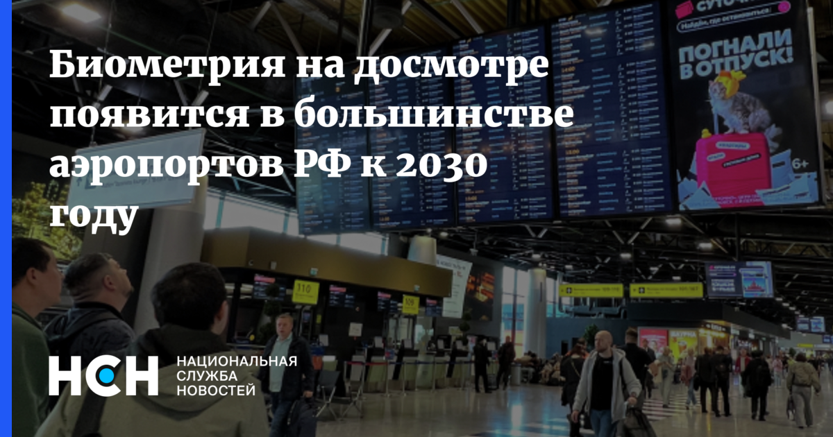 Биометрический досмотр в аэропортах России: Новая реальность к 2030 году
